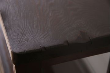 アンティーク家具　和製アンティーク　引き出し付き!カウンター型ガラスケース(カウンターテーブル)(2)