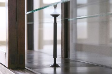 アンティーク家具　和製アンティーク　引き出し付き!カウンター型ガラスケース(カウンターテーブル)(2)