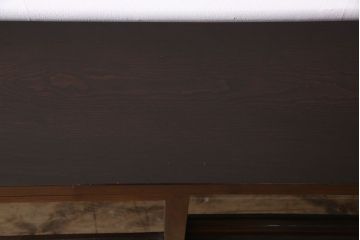 アンティーク家具　和製アンティーク　引き出し付き!カウンター型ガラスケース(カウンターテーブル)(2)