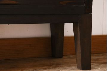 アンティーク家具　和製アンティーク　引き出し付き!カウンター型ガラスケース(カウンターテーブル)(2)