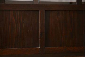 アンティーク家具　和製アンティーク　引き出し付き!カウンター型ガラスケース(カウンターテーブル)(2)