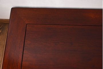 民芸家具　花梨材製!漆塗りの大きな座卓(定価約48万円)(カリン材)