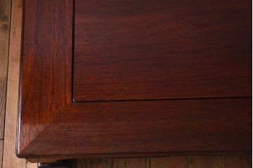 民芸家具　花梨材製!漆塗りの大きな座卓(定価約48万円)(カリン材)