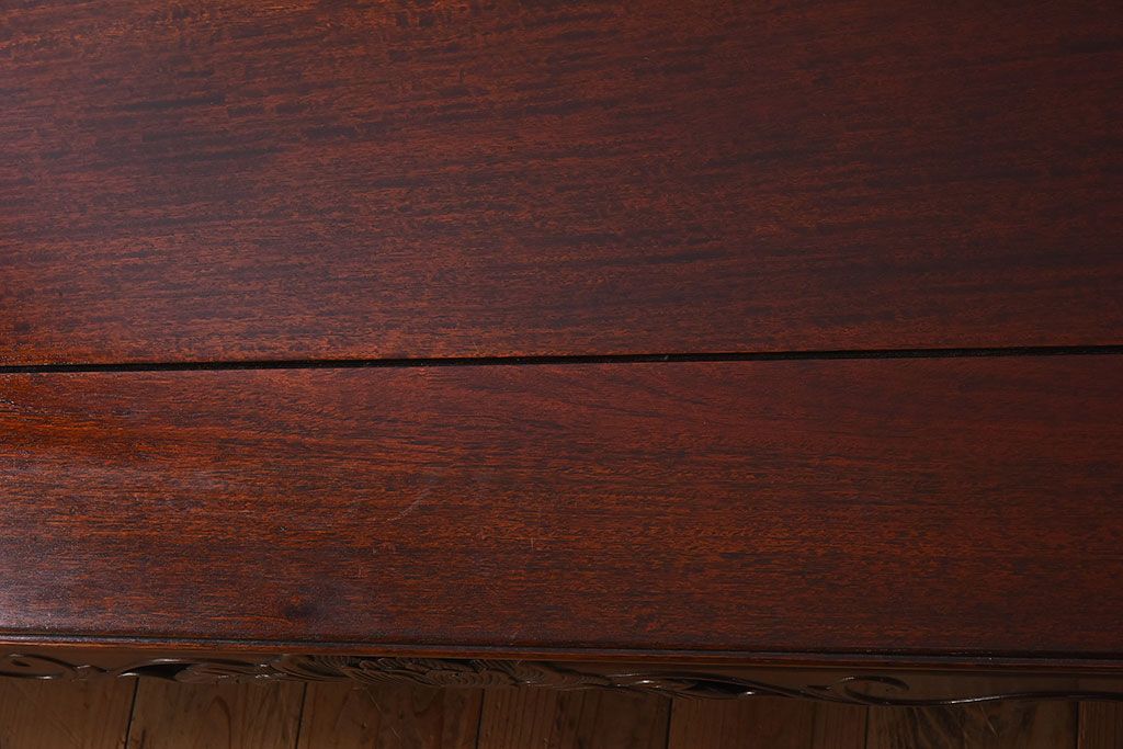 民芸家具　花梨材製!漆塗りの大きな座卓(定価約48万円)(カリン材)