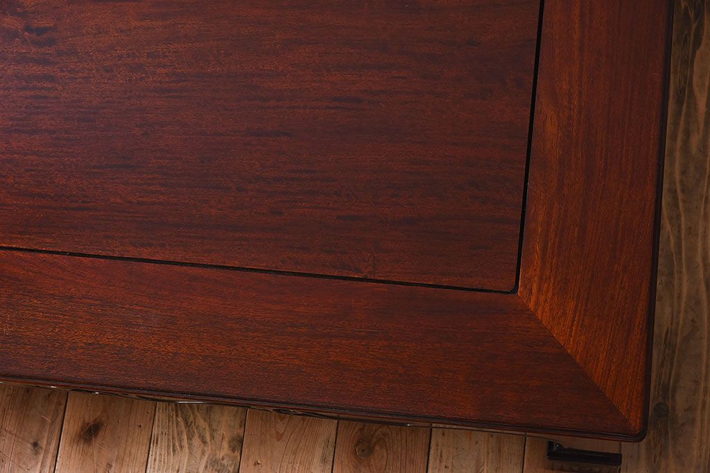 民芸家具　花梨材製!漆塗りの大きな座卓(定価約48万円)(カリン材)