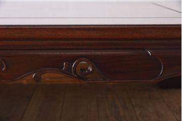 民芸家具　花梨材製!漆塗りの大きな座卓(定価約48万円)(カリン材)