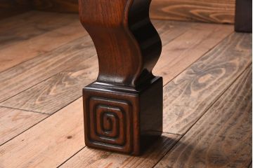 民芸家具　花梨材製!漆塗りの大きな座卓(定価約48万円)(カリン材)