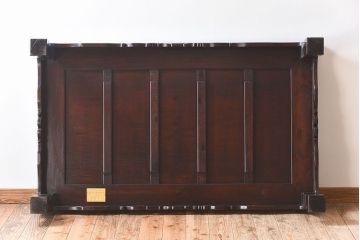 民芸家具　花梨材製!漆塗りの大きな座卓(定価約48万円)(カリン材)