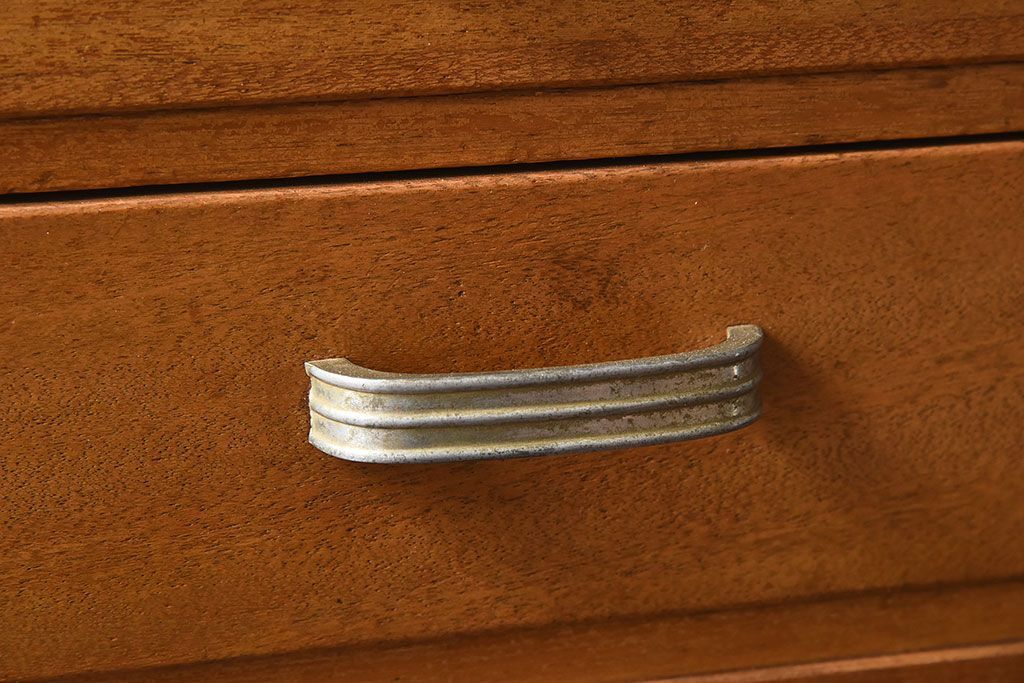 レトロ家具　和製アンティーク　古い木のレトロな小引き出し