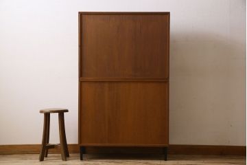 北欧家具　機能性に優れたライティングビューロー(キャビネット、収納棚)