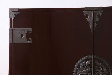 中古　仙台民芸箪笥　欅産業　KB-33D　木地呂塗り　衣装箪笥(定価1117800円)