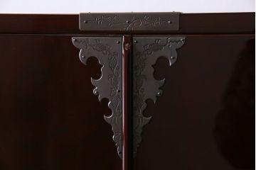 中古　仙台民芸箪笥　欅産業　KB-33D　木地呂塗り　衣装箪笥(定価1117800円)