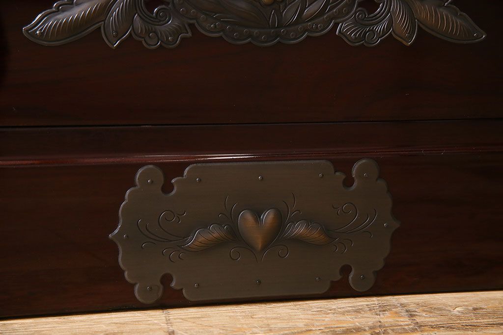 中古　仙台民芸箪笥　欅産業　KB-33D　木地呂塗り　衣装箪笥(定価1117800円)