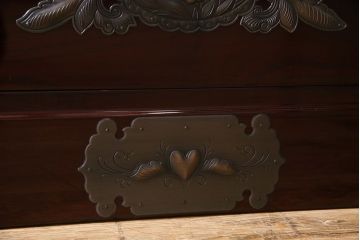 中古　仙台民芸箪笥　欅産業　KB-33D　木地呂塗り　衣装箪笥(定価1117800円)