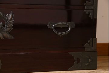 中古　仙台民芸箪笥　欅産業　KB-33D　木地呂塗り　衣装箪笥(定価1117800円)