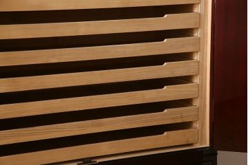 中古　仙台民芸箪笥　欅産業　KB-33D　木地呂塗り　衣装箪笥(定価1117800円)