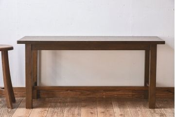 レトロ家具　ナラ材製!アンティーク　レトロな雰囲気の子供用机(デスク)(2)