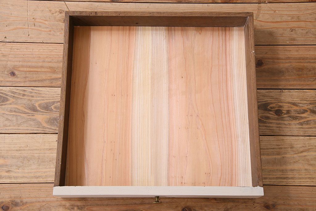 アンティーク家具　フランスアンティーク　引き出し付き!小ぶりなペイントダイニングテーブル(デスク)