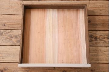 アンティーク家具　フランスアンティーク　引き出し付き!小ぶりなペイントダイニングテーブル(デスク)