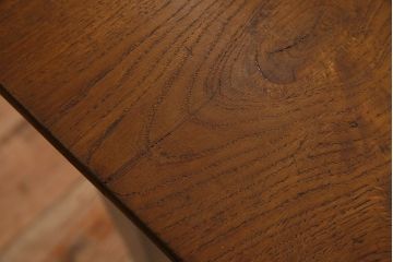 アンティーク家具　フランスアンティーク　引き出し付き!小ぶりなペイントダイニングテーブル(デスク)