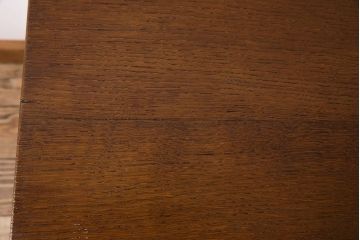 アンティーク家具　フランスアンティーク　引き出し付き!小ぶりなペイントダイニングテーブル(デスク)