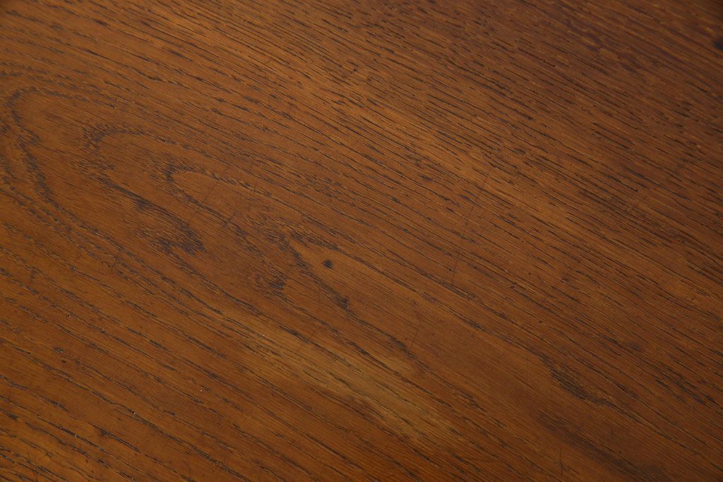 アンティーク家具　フランスアンティーク　引き出し付き!小ぶりなペイントダイニングテーブル(デスク)