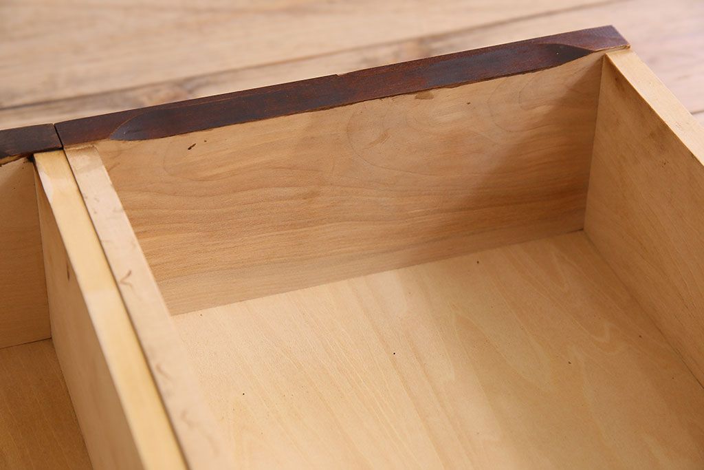 中古　北海道民芸家具　サイドボード(収納棚、戸棚)(定価38万円)(1)