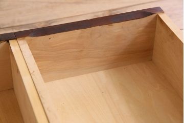 中古　北海道民芸家具　サイドボード(収納棚、戸棚)(定価38万円)(1)