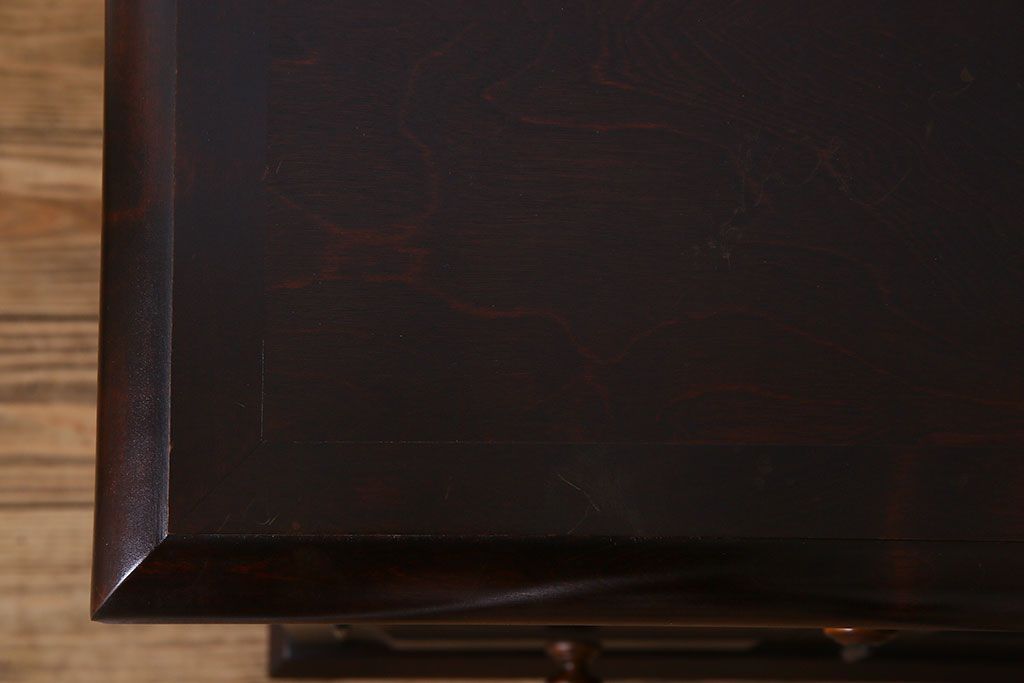 中古　北海道民芸家具　サイドボード(収納棚、戸棚)(定価38万円)(1)