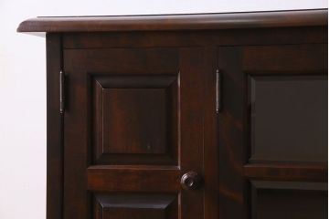 中古　北海道民芸家具　サイドボード(収納棚、戸棚)(定価38万円)(1)