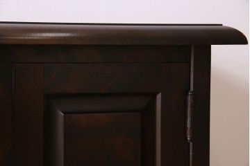 中古　北海道民芸家具　サイドボード(収納棚、戸棚)(定価38万円)(1)