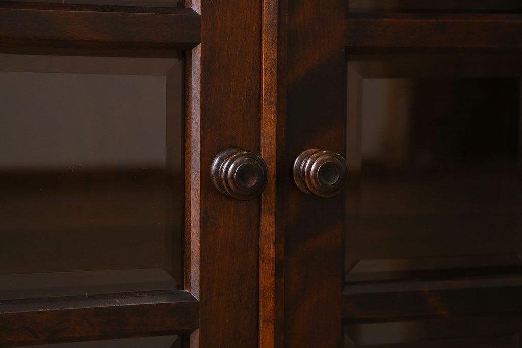 中古　北海道民芸家具　サイドボード(収納棚、戸棚)(定価38万円)(1)