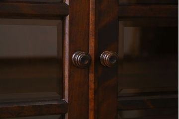 中古　北海道民芸家具　サイドボード(収納棚、戸棚)(定価38万円)(1)