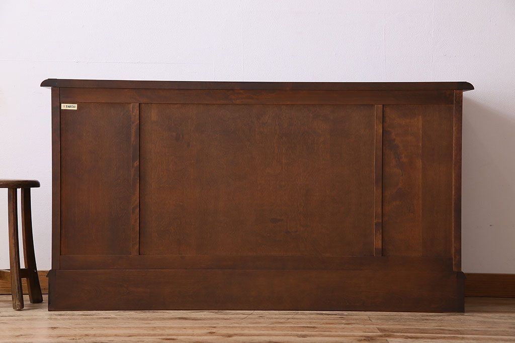 中古　北海道民芸家具　サイドボード(収納棚、戸棚)(定価38万円)(1)