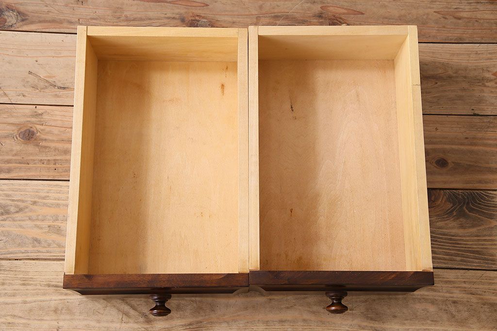 中古　北海道民芸家具　サイドボード(収納棚、戸棚)(定価38万円)(2)