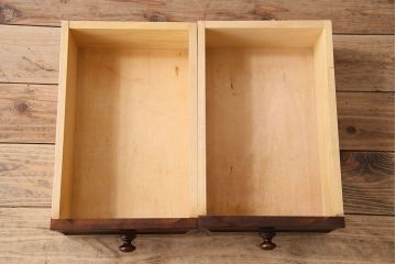 中古　北海道民芸家具　サイドボード(収納棚、戸棚)(定価38万円)(2)