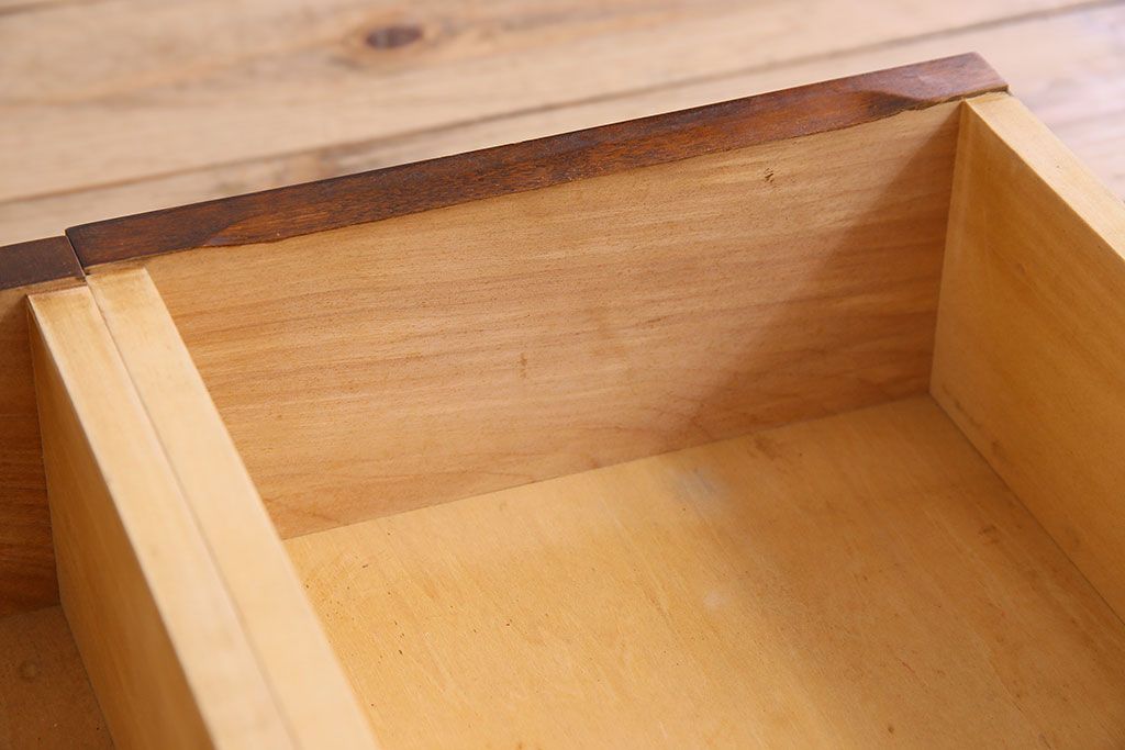 中古　北海道民芸家具　サイドボード(収納棚、戸棚)(定価38万円)(2)