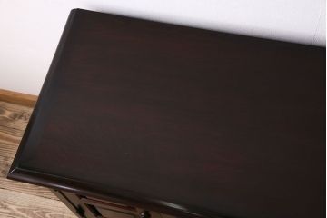 中古　北海道民芸家具　サイドボード(収納棚、戸棚)(定価38万円)(2)