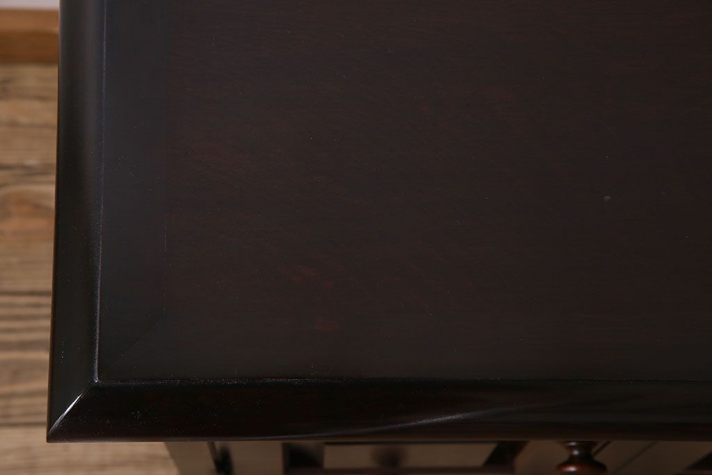 中古　北海道民芸家具　サイドボード(収納棚、戸棚)(定価38万円)(2)