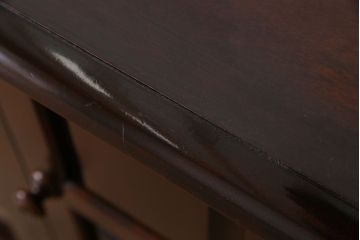 中古　北海道民芸家具　サイドボード(収納棚、戸棚)(定価38万円)(2)