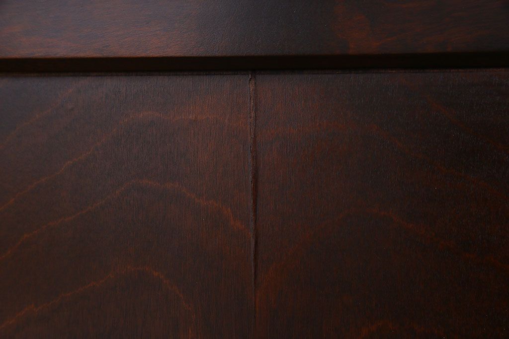 中古　北海道民芸家具　サイドボード(収納棚、戸棚)(定価38万円)(2)