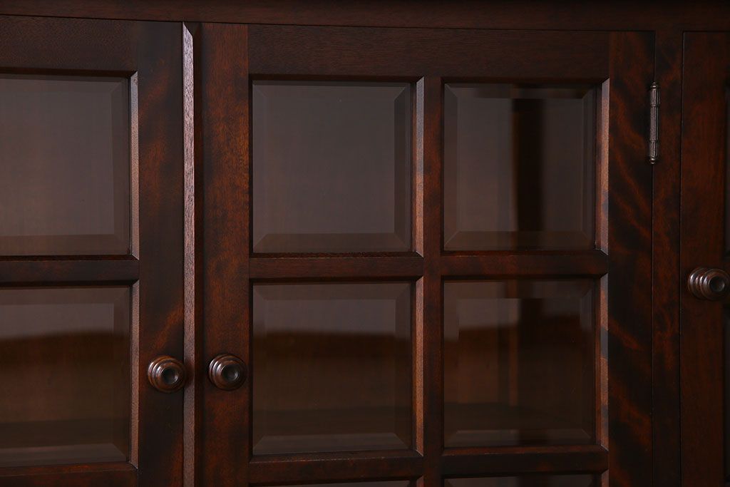 中古　北海道民芸家具　サイドボード(収納棚、戸棚)(定価38万円)(2)