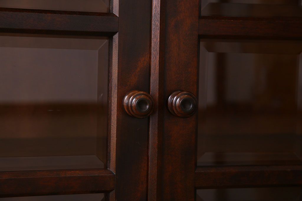 中古　北海道民芸家具　サイドボード(収納棚、戸棚)(定価38万円)(2)