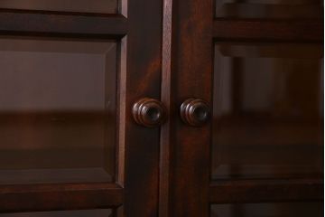 中古　北海道民芸家具　サイドボード(収納棚、戸棚)(定価38万円)(2)