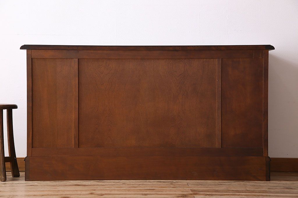 中古　北海道民芸家具　サイドボード(収納棚、戸棚)(定価38万円)(2)