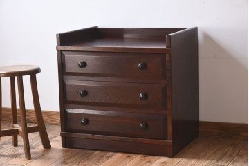 中古　民芸家具　ビンテージ　小さなチェスト(引き出し)