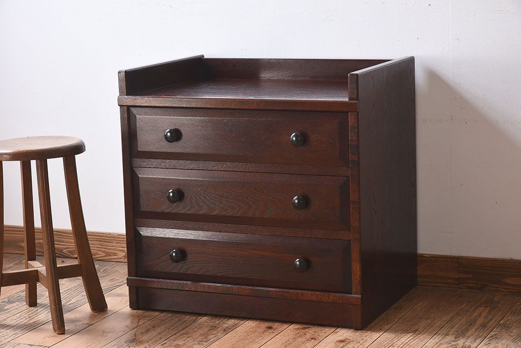 中古　民芸家具　ビンテージ　小さなチェスト(引き出し)