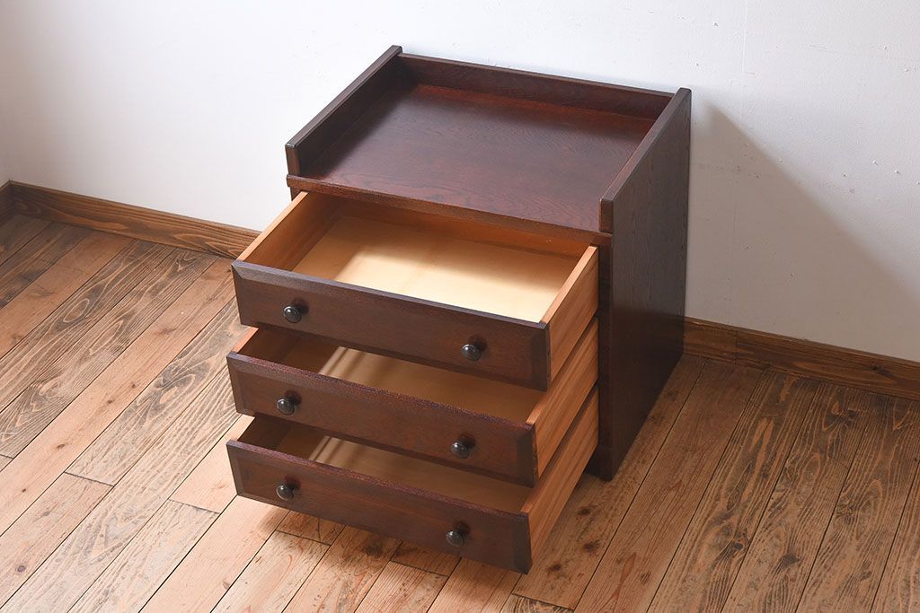 中古　民芸家具　ビンテージ　小さなチェスト(引き出し)