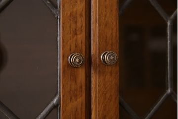 アンティーク家具　特注品　特大サイズ　極めて珍しい!迫力あるデザインのスタッキングブックケース(書棚、本棚、本箱)