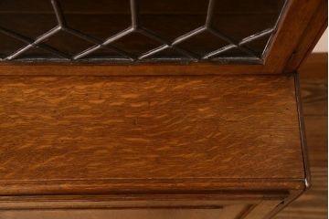 アンティーク家具　特注品　特大サイズ　極めて珍しい!迫力あるデザインのスタッキングブックケース(書棚、本棚、本箱)